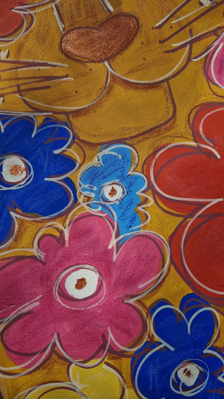 Exposição Flores-ser: entre flores e instinto