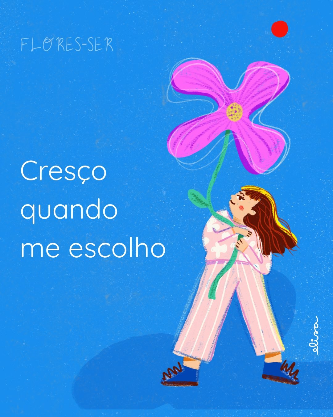 Ilustração autoral Flores-ser