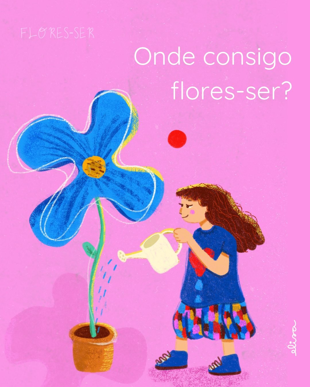 Ilustração autoral Flores-ser