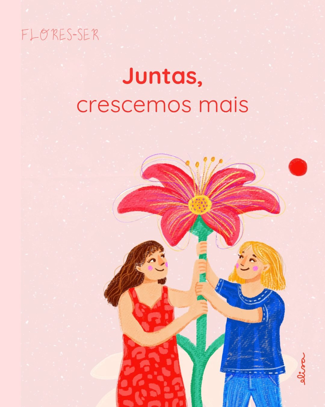 Ilustração autoral Flores-ser