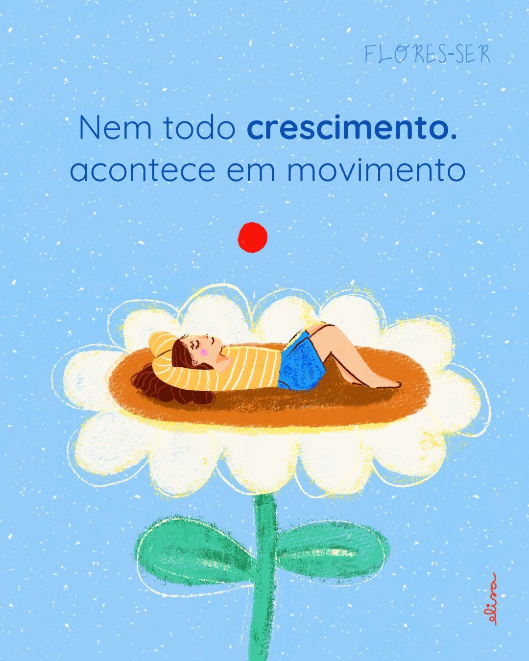Ilustração autoral Flores-ser