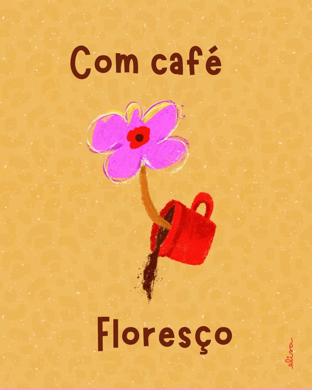 Ilustração autoral Flores-ser