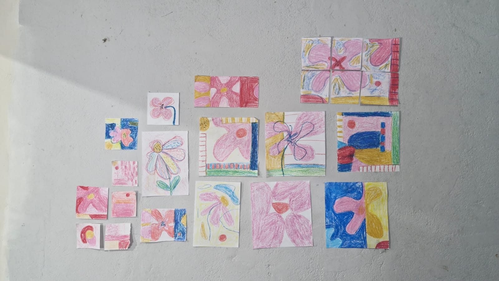 Processo criativo de Flores-ser
