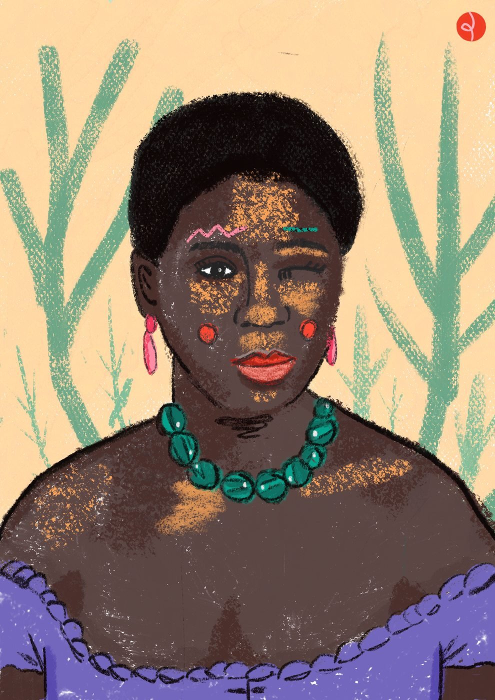 Ilustração — Verde maravilha