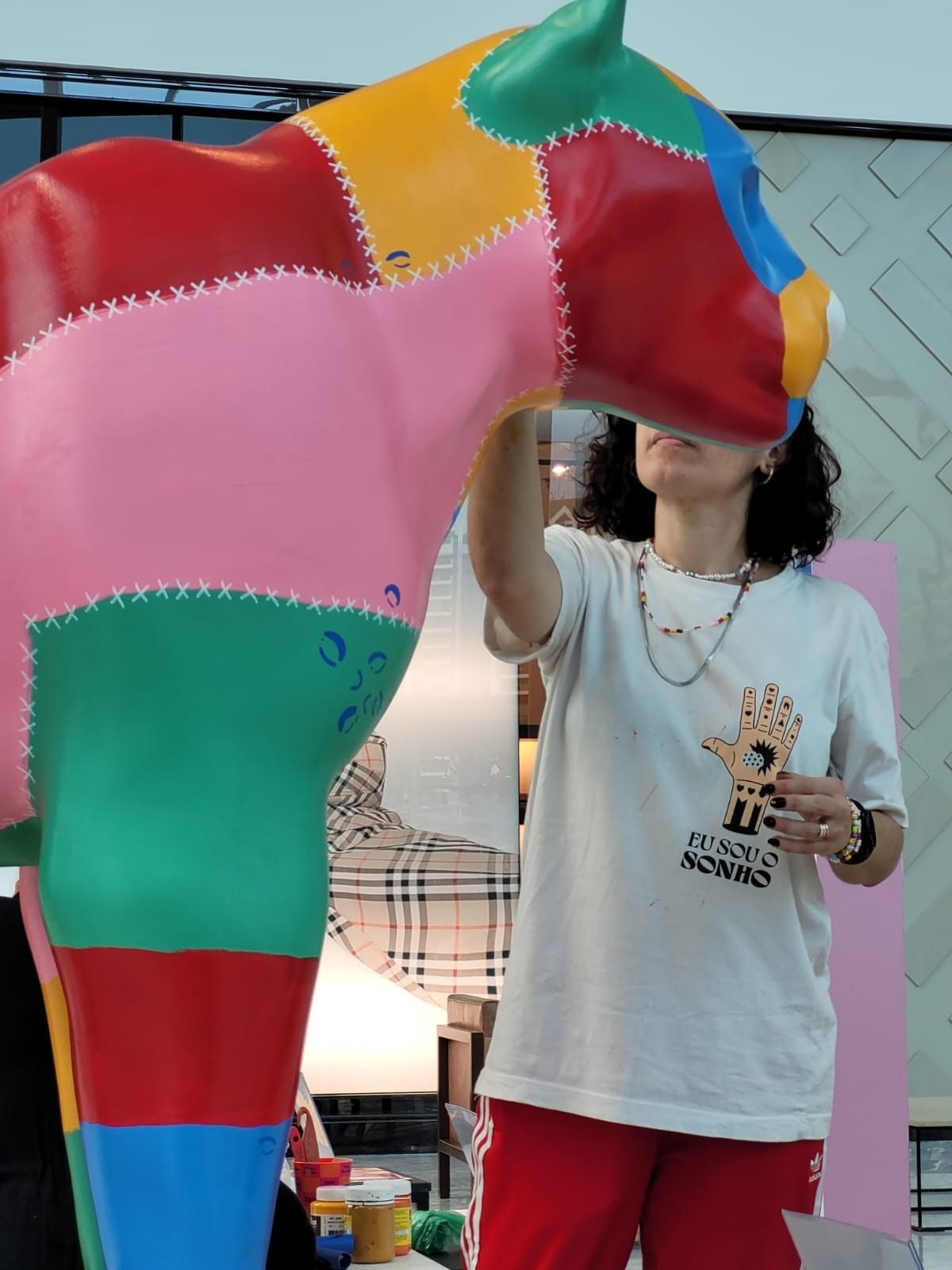 Pintando ao vivo