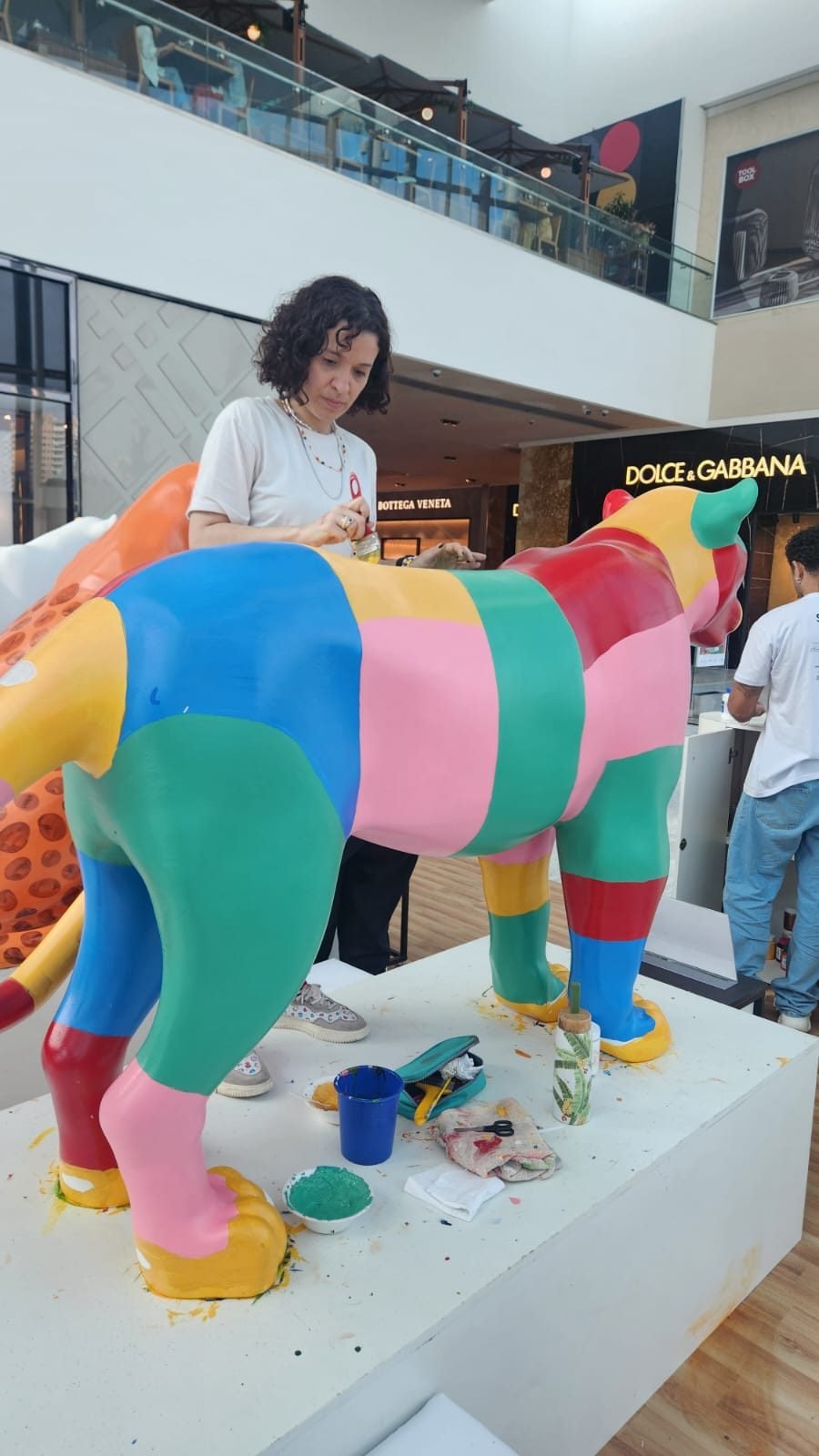 Pintando ao vivo