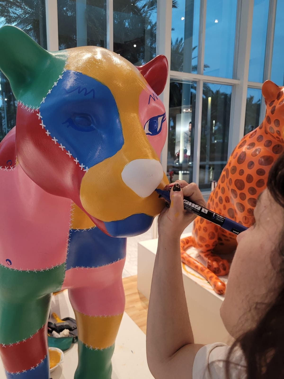 Pintando ao vivo